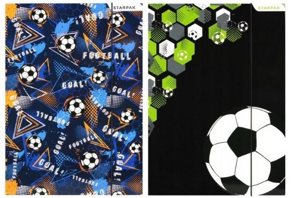 Teczka z gumką A4 Football 553549 STARPAK